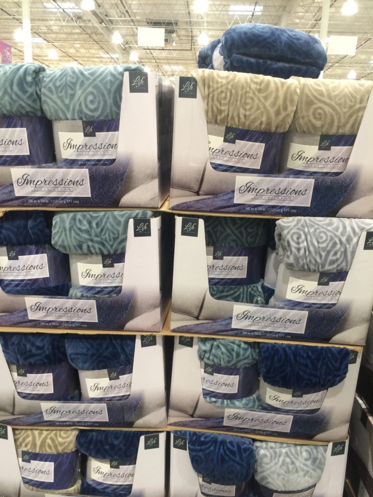 Life Comfort Impressions Plush Throw 60” X 70” CostcoChaser