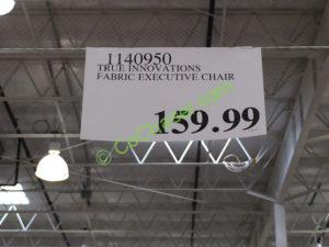 Costco-1140950-True-Innovations-Fabric-Executive-Chair-tag