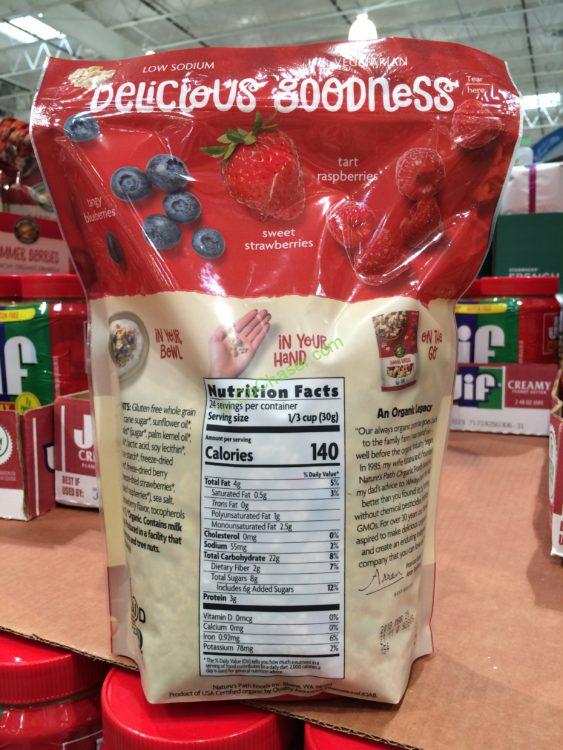 Costco1158211Nature’sPathSummerBerriesGranolabag CostcoChaser