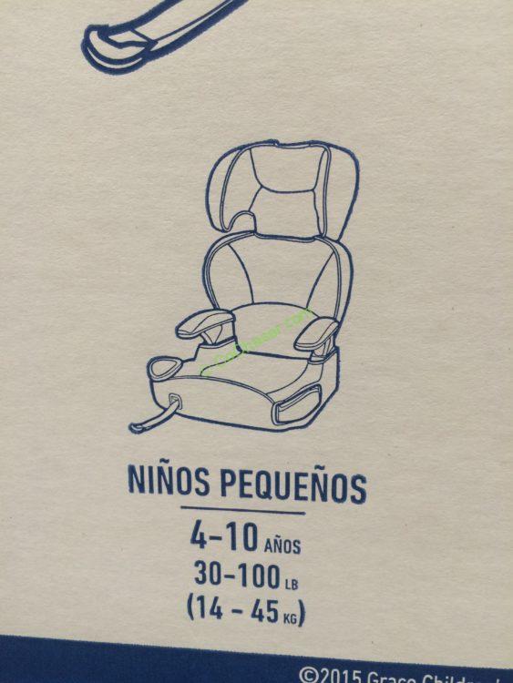 Costco1163649GRACOTurboBoostLXHighbackBoosterSeatpart1