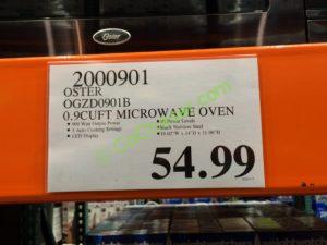 Costco-2000901-Oster-0.9-CUFT-Microwave-Oven-tag