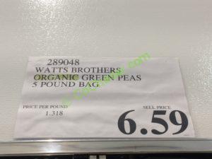 Costco-289048-Watts-Brothers-Organic-Green-Peas-tag