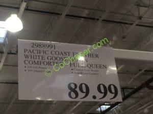 Costco-2988991-Pacific-Coast-Feather-White-Goose-Down-Comforter-tag