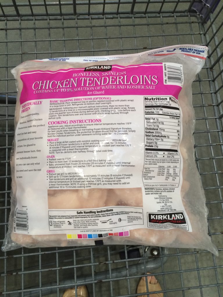 Costco382870KirklandSignatureChickenTenderloinsbag CostcoChaser