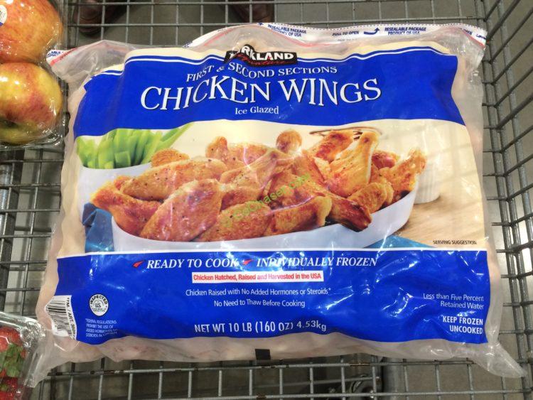 Kirkland Signature Chicken Wings 10 Pound Bag
