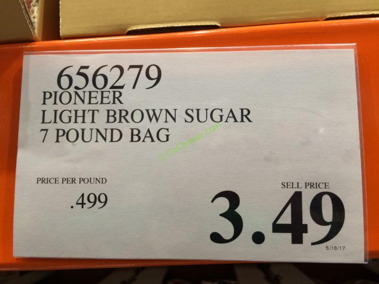 Pioneer Light Brown Sugar 7 Pound Bag CostcoChaser