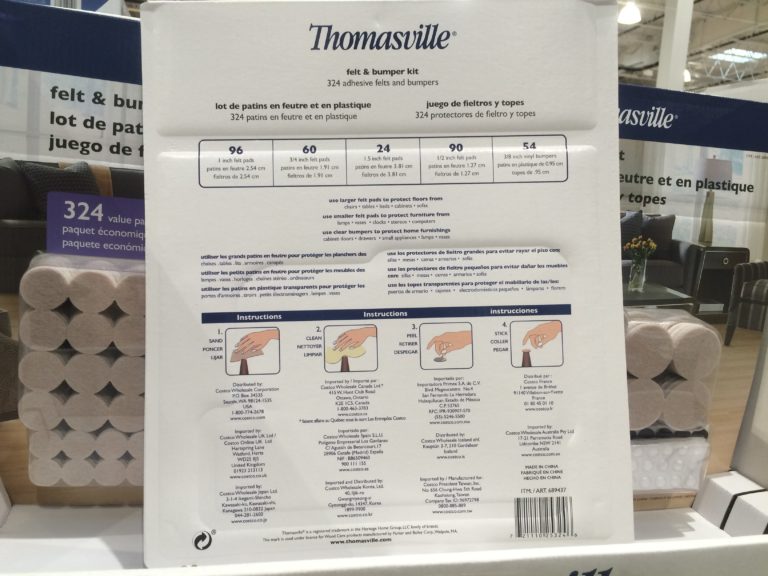 Thomasville Heavy Duty Felt Pads 324 Pieces CostcoChaser