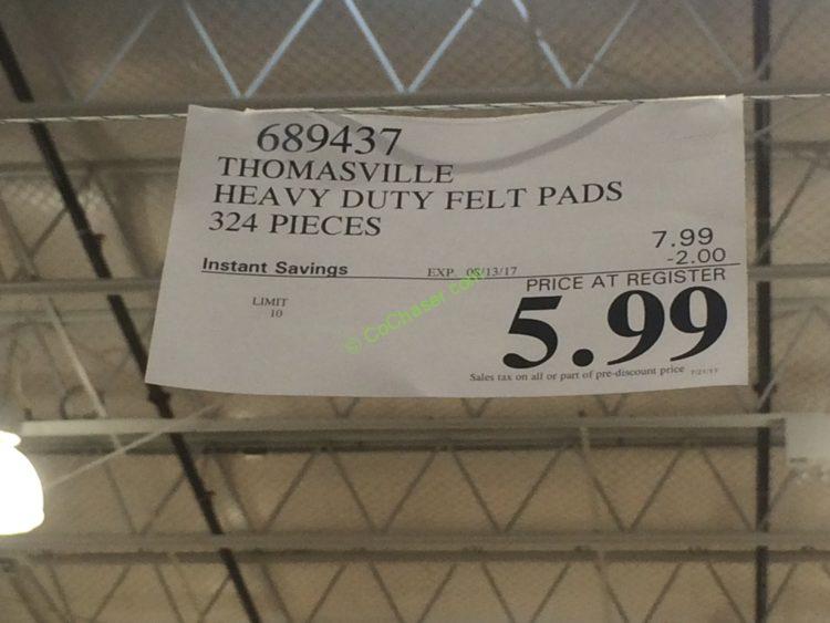 Thomasville Heavy Duty Felt Pads 324 Pieces CostcoChaser