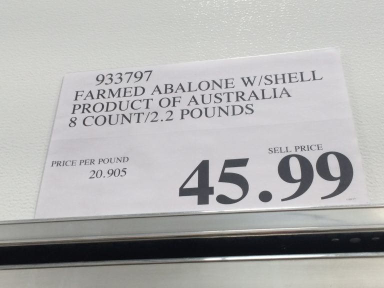 Costco933797FarmedAbalonewithShellProductofAustraliatag