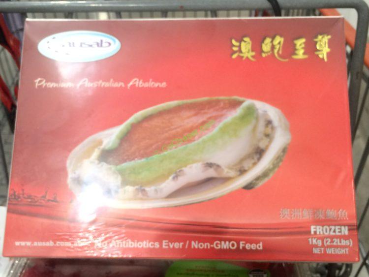Farmed Abalone with Shell Product of Australia 8 Count/2.2 Pounds