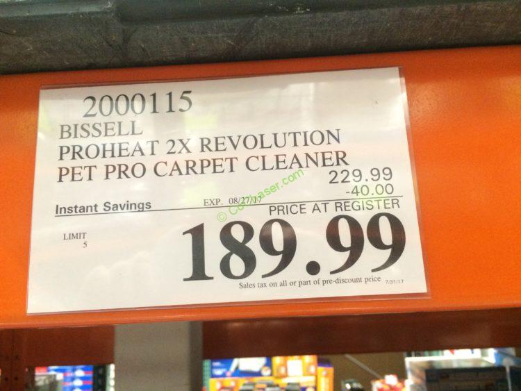 costco-2000115-bissell-proheat-2x-revolution-pet-carpet-cleaner-tag