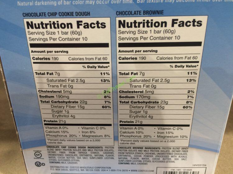 Costco1014809KirklandSignatureProteinBarchart CostcoChaser