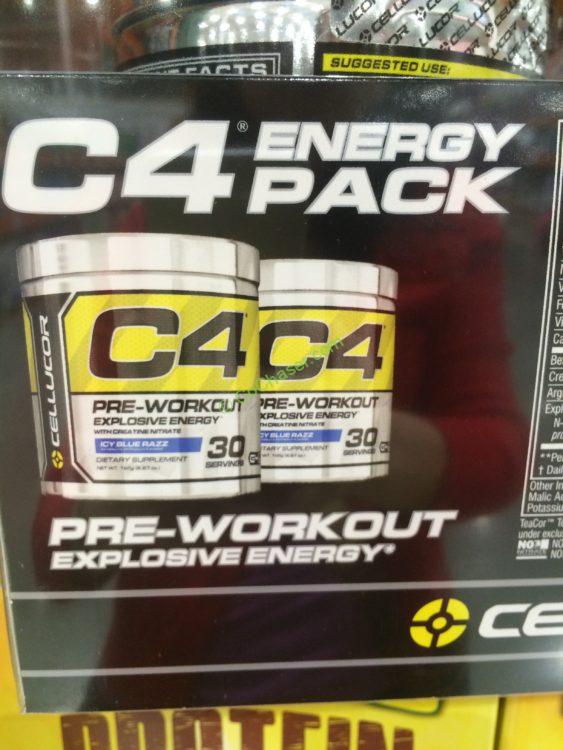 Costco1037210CellucorC4PreworkoutBlueRazzspec CostcoChaser