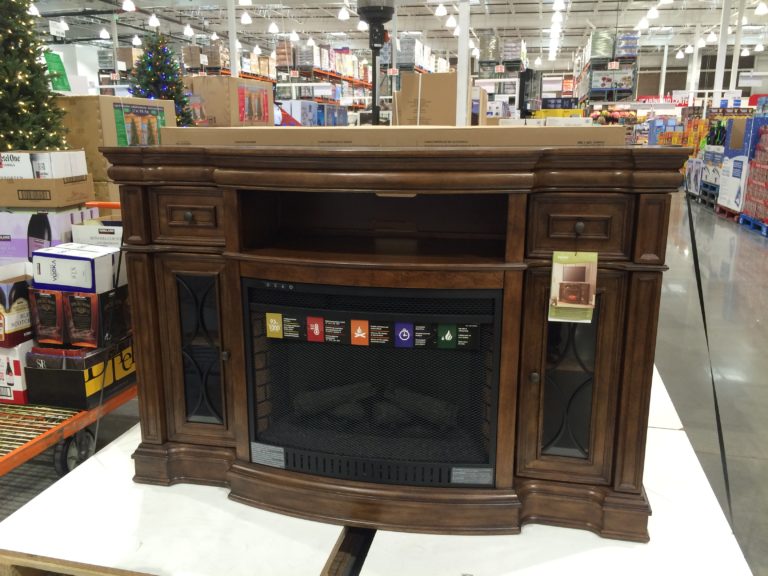 Bayside Furnishings Electric Fireplace 65” Media Console CostcoChaser