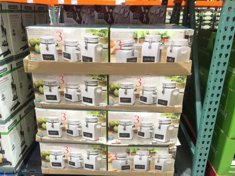 Costco10500083PKCeramicCanisterSet withScoopsall CostcoChaser