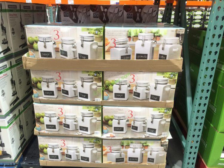 Costco10500083PKCeramicCanisterSet withScoopsall CostcoChaser