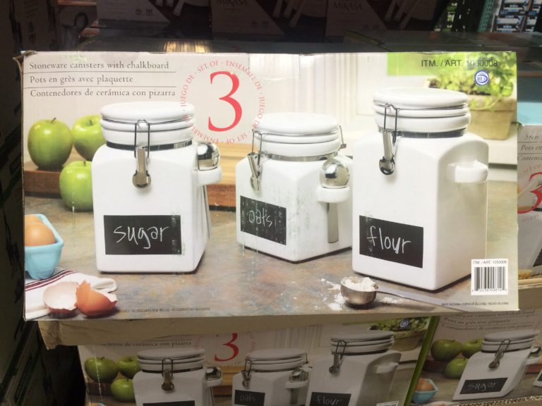 Costco10500083PKCeramicCanisterSet withScoopsbox CostcoChaser