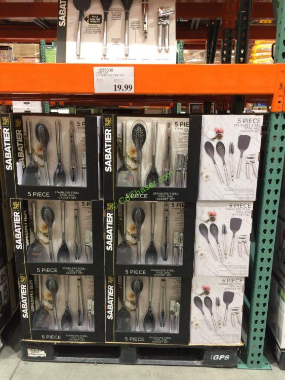 Costco1055308Sabatier5PCKitchenToolSetall CostcoChaser