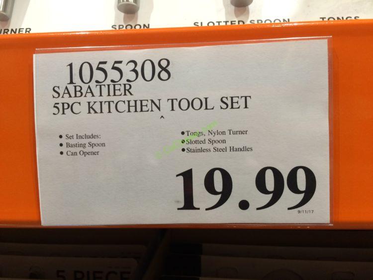 Costco1055308Sabatier5PCKitchenToolSettag CostcoChaser