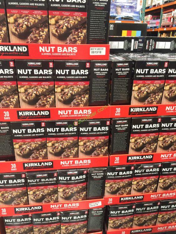 Kirkland Signature Nut Bar 30 Count Box CostcoChaser