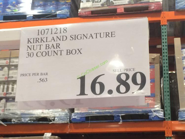 Kirkland Signature Nut Bar 30 Count Box CostcoChaser
