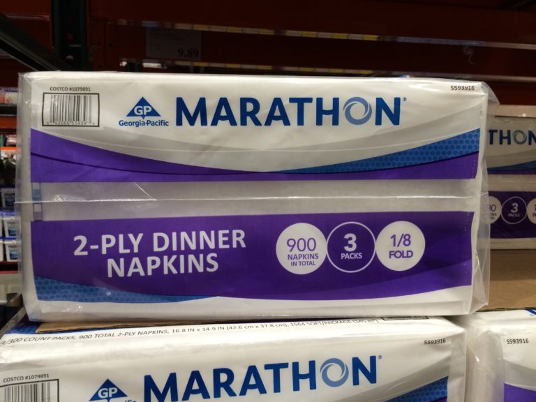 Marathon 2 Ply White Dinner Napkins 900 Count CostcoChaser