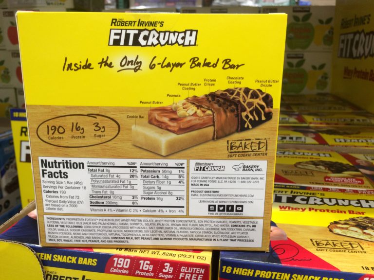 Costco1082839FitCrunchPeanutButterBarsinf CostcoChaser