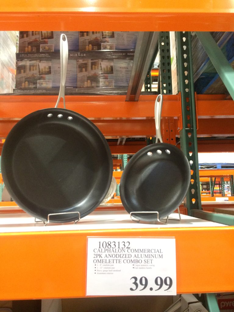 Calphalon Commercial 2PK Anodized Aluminum Omelette Combo Set