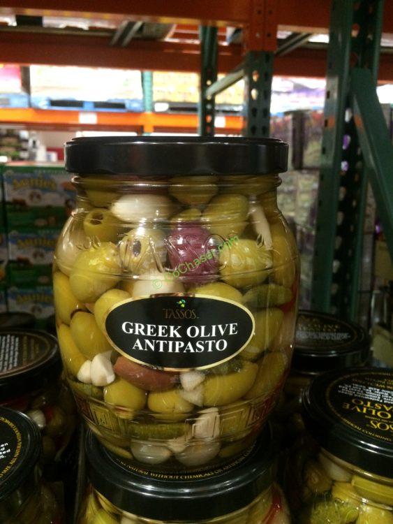Tassos Greek Olive Antipasto 50.7 Ounce Jar