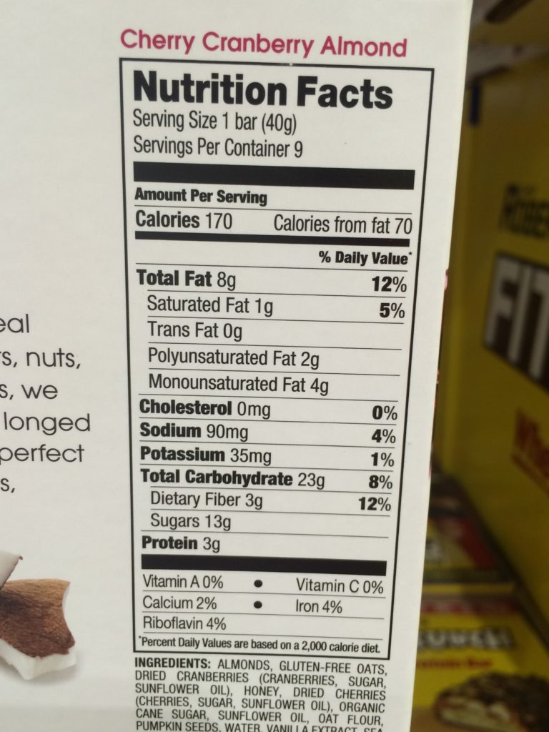 Costco1121082Nothin’But SnackBarschart CostcoChaser