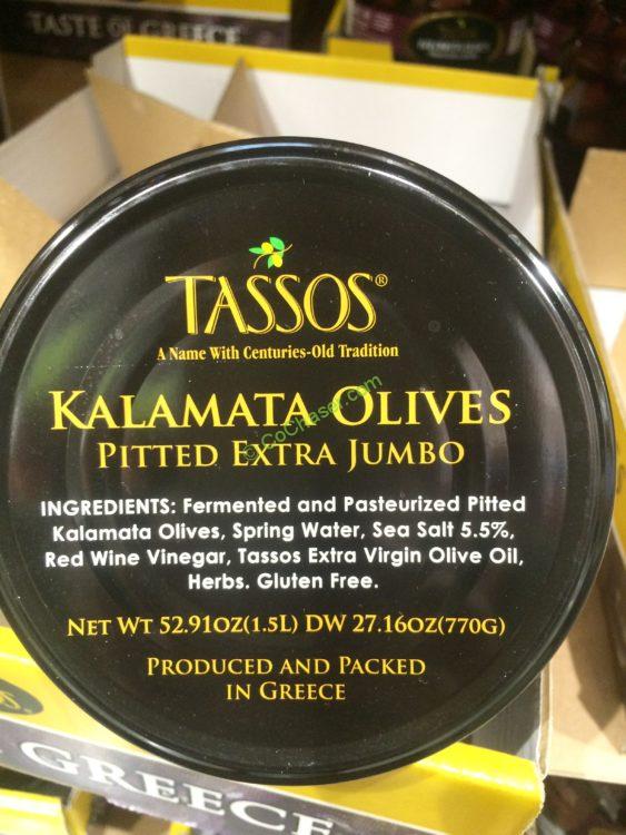 Costco1134861TassosPittedKalamataOlivesface CostcoChaser
