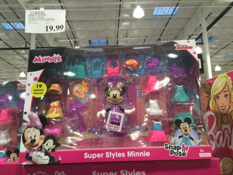 Disney Junior Snap n' Pose Super Styles Minnie