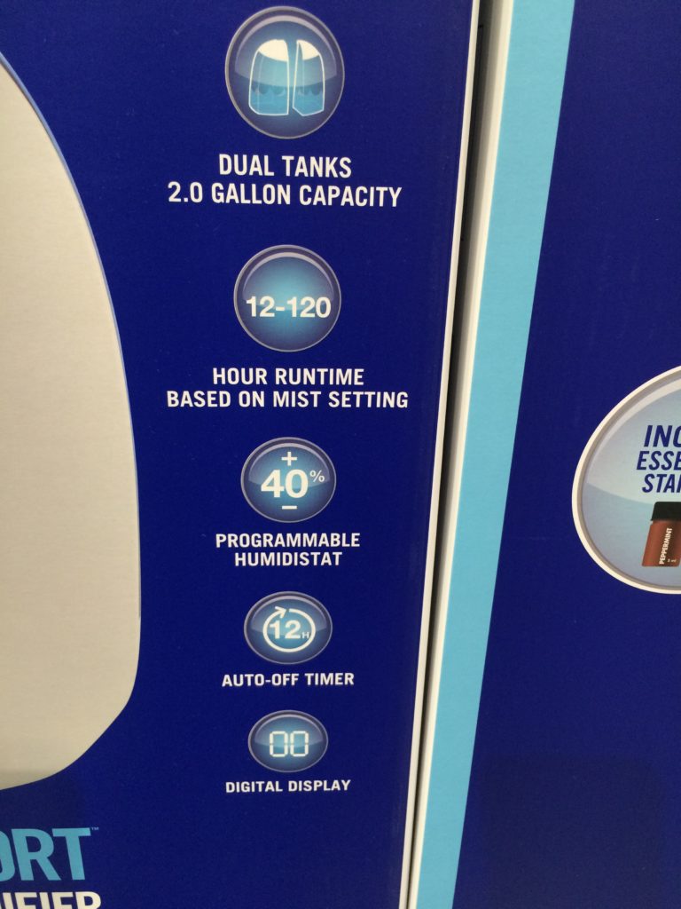Costco1144523HomedicsHumidifierDualTanksspec CostcoChaser