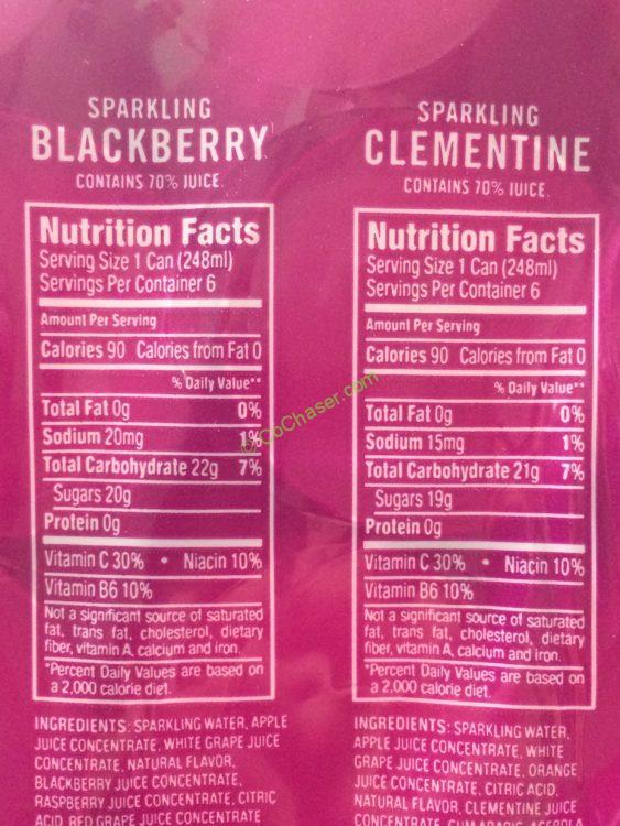 Costco1155838IZZESparklingJuicechart1 CostcoChaser