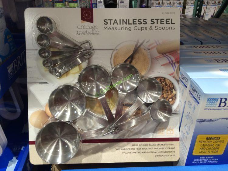 Chicago Metallic 12 Piece Set Measuring Cups/Spoons