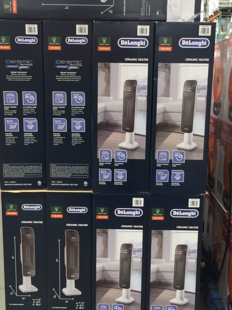 Costco1161562DelonghiCeramicTowerHeaterall CostcoChaser
