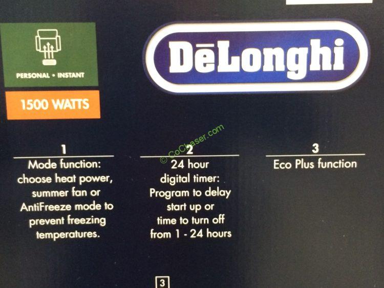 Costco1161562DelonghiCeramicTowerHeaterspec1 CostcoChaser