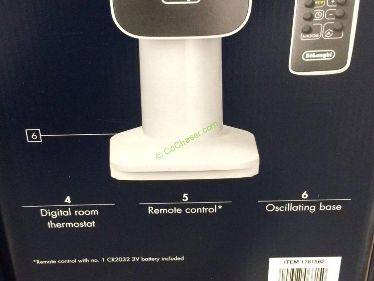 Costco1161562DelonghiCeramicTowerHeaterspec2 CostcoChaser