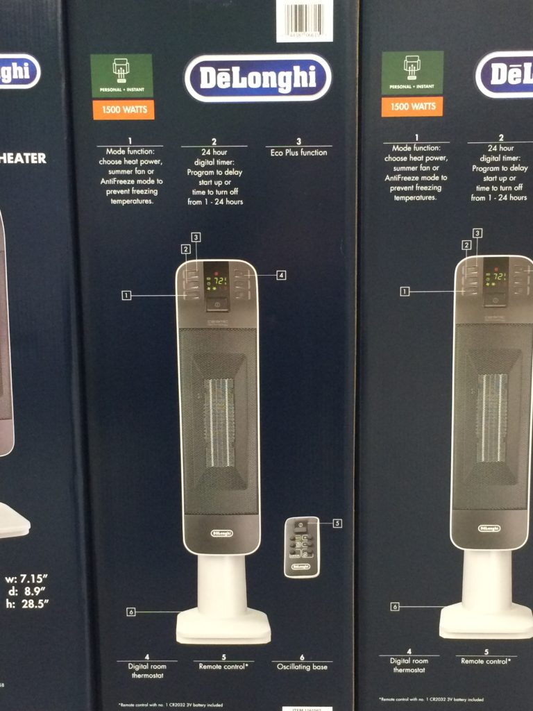 Delonghi Ceramic Tower Heater CostcoChaser