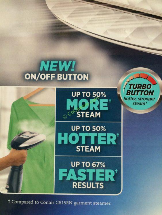 Conair Turbo Extreme Steam Handheld Steamer CostcoChaser