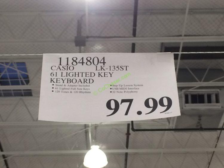 Costco1184804Casio61LightedKeyKeyboardtag CostcoChaser