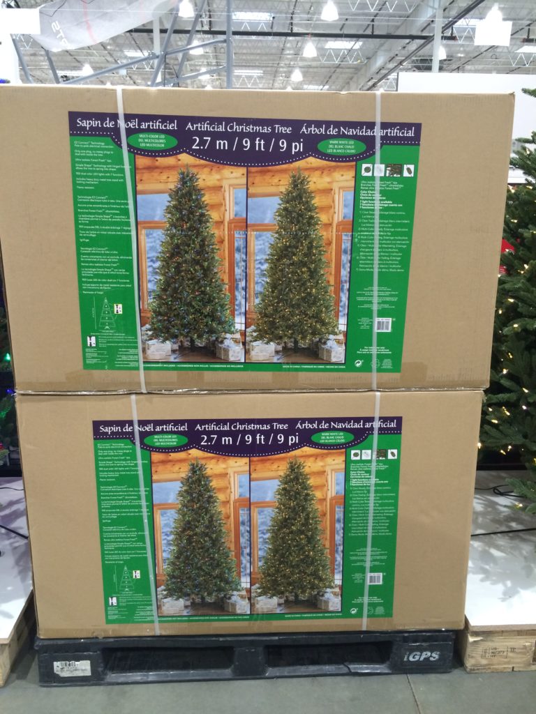 Costco1455658PreLitLE EZConnectDualColorChristmasTree