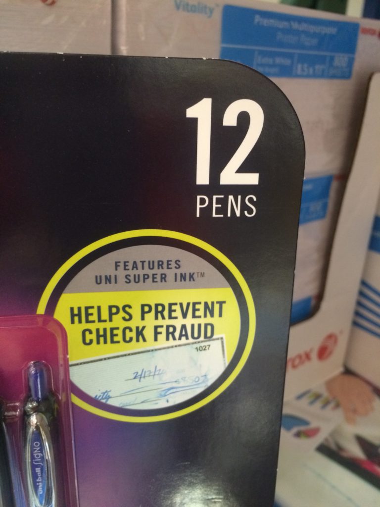 Costco163197Uniball207RetractableGelPenname CostcoChaser