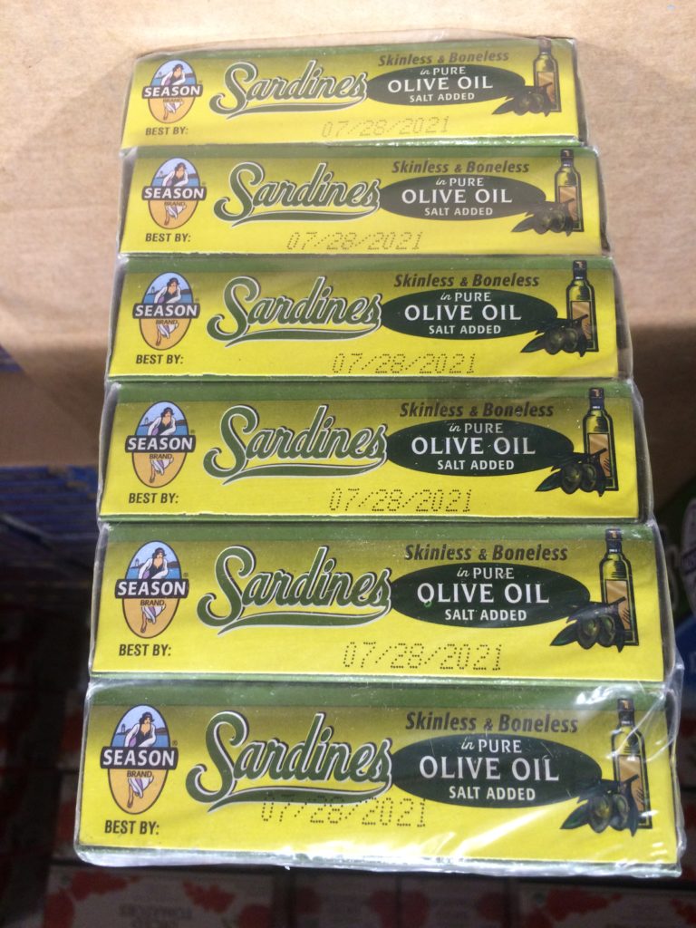 Season Sardines Boneless/Skinless 6/4.375 Ounce Cans CostcoChaser