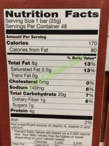 Costco-1952-Nature-Valley-Sweet –Salty-Bars-chart