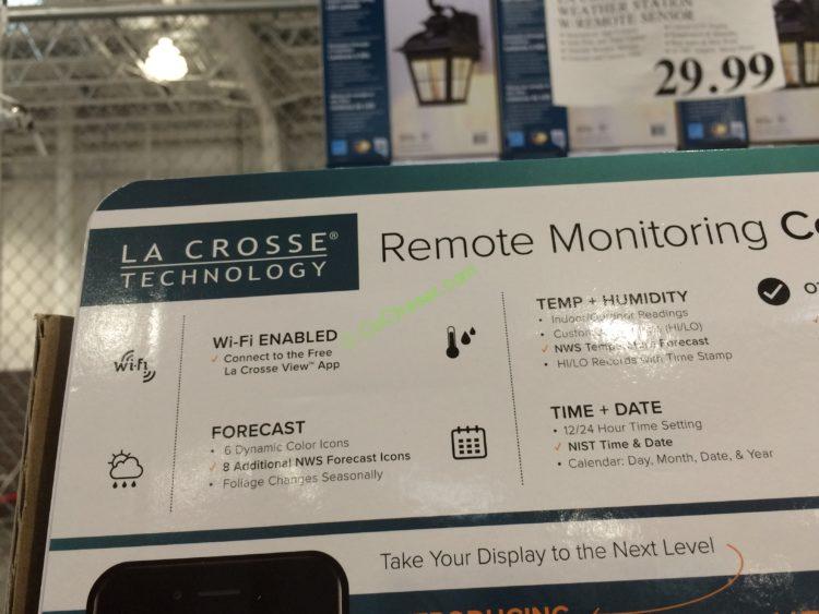 Costco2017434LACrosseWeatherStationwithRemoteSensorinf