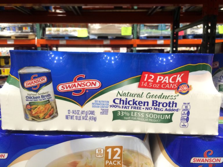 Swanson’s Chicken Broth 12/14.5 Ounce Cans CostcoChaser