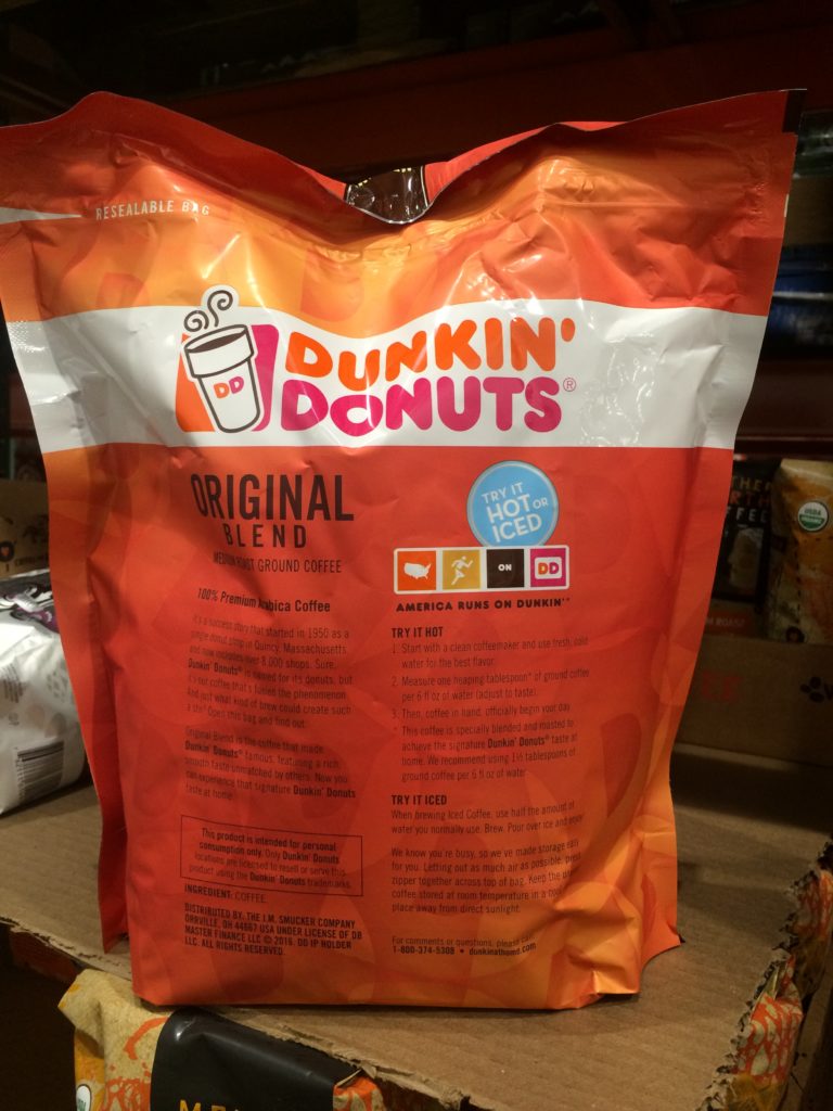 Costco214933DunkinDonutsOriginalBlendbag CostcoChaser