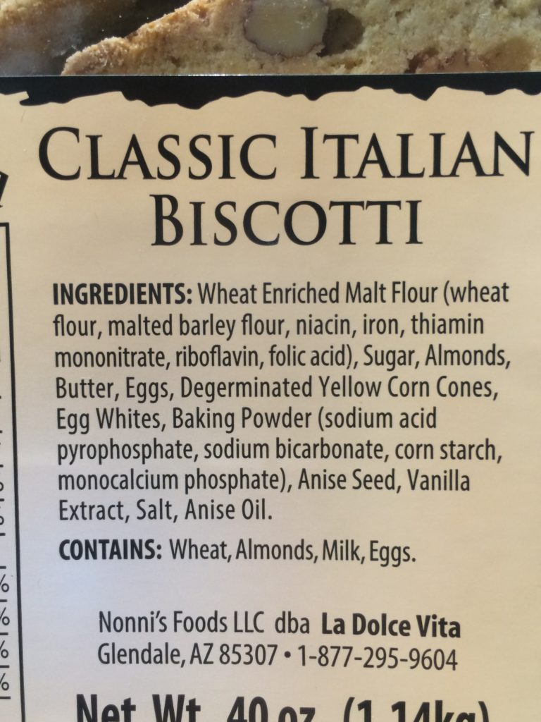 Costco219854LADolceVitaItalianBiscottiing CostcoChaser