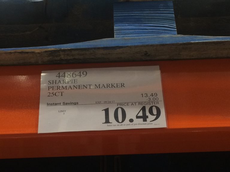 Costco448649SharpiePermanentMarkertag CostcoChaser